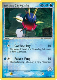 Team Aqua's Carvanha (47/95) - Team Magma vs Team Aqua