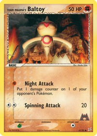 Team Magma's Baltoy (61/95)  - Team Magma vs Team Aqua