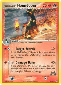 Team Magma's Houndoom (34/95) - Team Magma vs Team Aqua