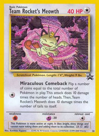 Team Rocket's Meowth (18/53) - WoTC Promo