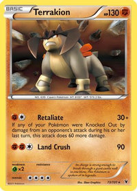 Terrakion (73/101) - Noble Victories Holofoil