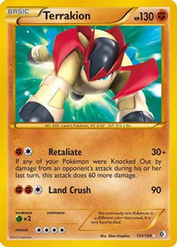 Terrakion (151/149) - Boundaries Crossed Holofoil