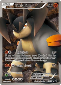 Terrakion ( Full Art) (99/101)  - Noble Victories Holofoil