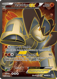 Terrakion EX (Full Art) (121/124) - Dragons Exalted Holofoil