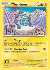 Thundurus (50/113) - Legendary Treasures Holofoil