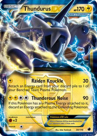 Thundurus EX (Team Plasma) (38/116) - Plasma Freeze Holofoil