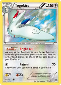 Togekiss (104/135) - Plasma Storm Holofoil