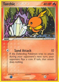 Torchic (66/100) (Estampillé) [EX : Gardiens de cristal] 