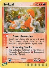 Torkoal (12/97) - Dragon Holofoil