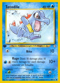 Totodile (80/111) - Neo Genesis 1st Edition