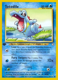 Totodile (81/111)  - Neo Genesis Unlimited