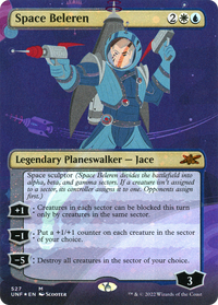 Space Beleren (Borderless) (Galaxy Foil) [Unfinity]