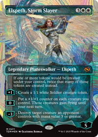 Elspeth, Storm Slayer (Showcase) (Halo Foil) (TDM-411) - Tarkir: Dragonstorm