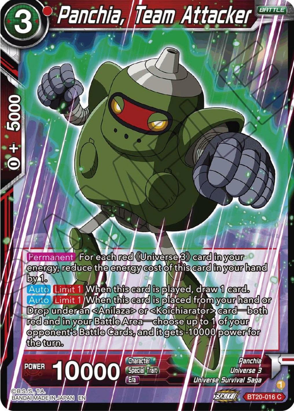 Panchia, Team Attacker (BT20-016) [Power Absorbed] - POKÉ JEUX