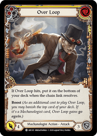 Over Loop (Yellow) [U-ARC021] (Arcane Rising Unlimited) Unlimited Rainbow Foil - POKÉ JEUX