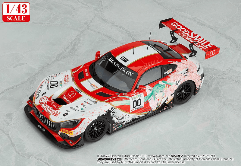 (Rerelease) 1/43 Good Smile Hatsune Miku AMG: 2017 SPA24H Ver. (Pre-Order)