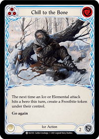 Chill to the Bone (Blue) [ELE165] (Tales of Aria) 1st Edition Normal - POKÉ JEUX