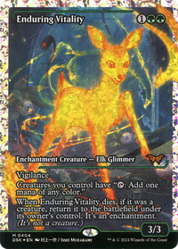 Enduring Vitality (Japan Showcase Fracture Foil) [Duskmourn: House of Horror]