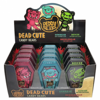 DEDDY BEARS - APPLE/RASPBERRY/CHERRY SOUR CANDY TIN - CDU (Special Order)