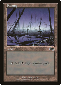 Swamp (340) [Urza's Saga]