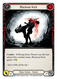 Blackout Kick (Red) [1HP104] (History Pack 1) - POKÉ JEUX