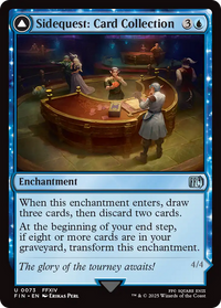 Sidequest: Card Collection // Magicked Card (FIN-073) - FINAL FANTASY: (enchantment) Foil