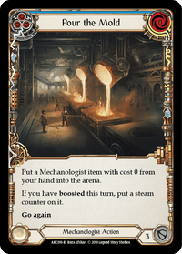 Pour the Mold (Blue) [ARC016-R] (Arcane Rising) 1st Edition Normal - POKÉ JEUX