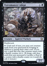 Osteomancer Adept [Bloomburrow Prerelease Promos]