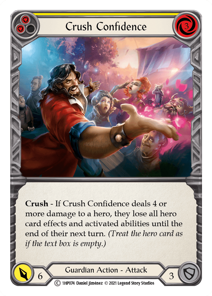 Crush Confidence (Yellow) [1HP074] (History Pack 1) - POKÉ JEUX