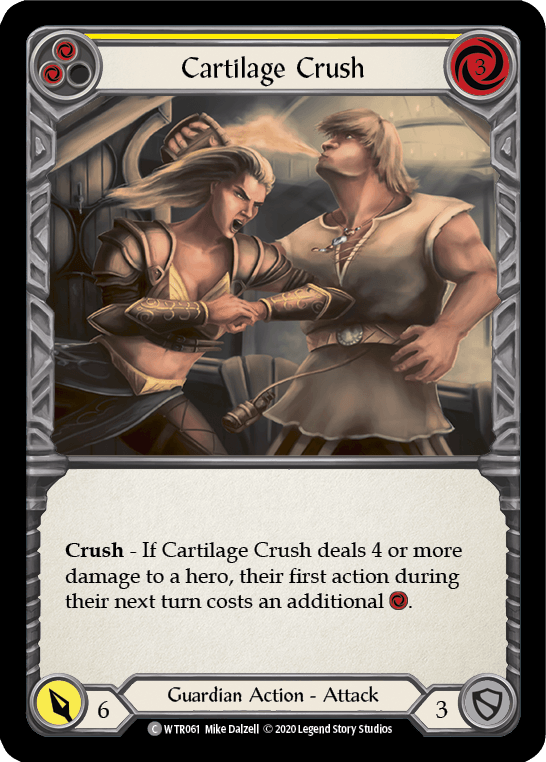 Cartilage Crush (Yellow) [U-WTR061] (Welcome to Rathe Unlimited) Unlimited Rainbow Foil - POKÉ JEUX