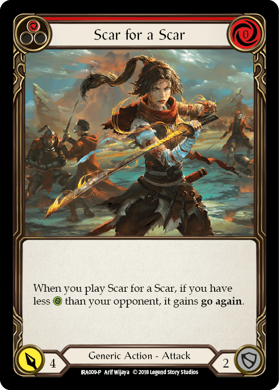 Scar for a Scar [IRA009-P] (Ira Welcome Deck) 1st Edition Normal - POKÉ JEUX