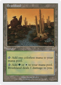 Brushland (7ED-326) - Seventh Edition Foil