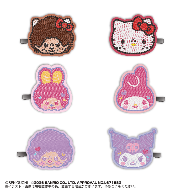 Monchhichi × Sanrio Characters Jewelry Clip (Pre-Order)