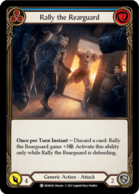 Rally the Rearguard (Blue) [MON283] (Monarch) 1st Edition Normal - POKÉ JEUX