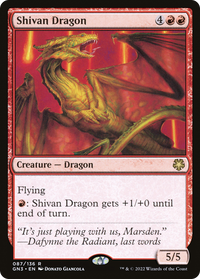 Shivan Dragon [Soirée de jeux : chacun pour soi] 