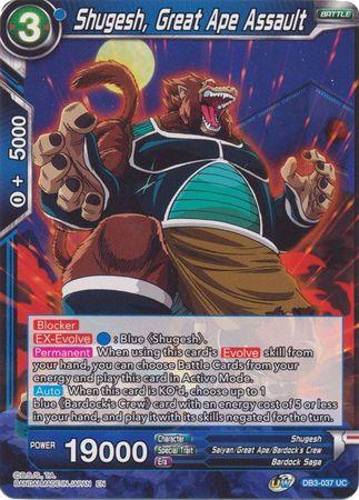 Shugesh, Great Ape Assault (DB3-037) [Giant Force] - POKÉ JEUX