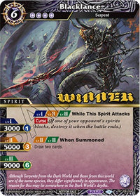Blacklance (Vainqueur) (PR-004) [Cartes promotionnelles de la saga Battle Spirits] 