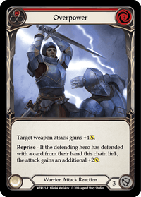 Overpower (Red) [WTR123-R] (Welcome to Rathe) Alpha Print Normal - POKÉ JEUX