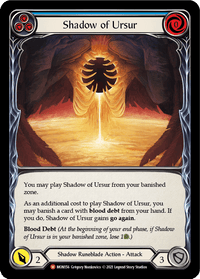 Shadow of Ursur [MON156-RF] (Monarch) 1st Edition Rainbow Foil - POKÉ JEUX