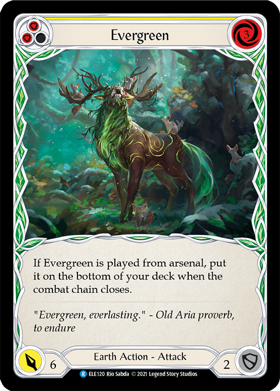 Evergreen (Yellow) [ELE120] (Tales of Aria) 1st Edition Normal - POKÉ JEUX