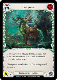 Evergreen (Yellow) [ELE120] (Tales of Aria) 1st Edition Rainbow Foil - POKÉ JEUX