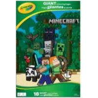 CRAYOLA - 18pg GIANT COLOURING PAGES - MINECRAFT (Special Order)