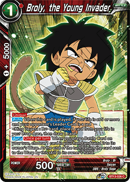 Broly, the Young Invader (Common) (BT13-026) [Supreme Rivalry] - POKÉ JEUX