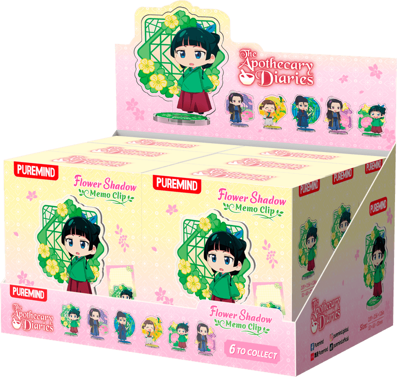 The Apothecary Diaries - Flower Shadow Memo Clip (6 units/set) (Pre-Order)