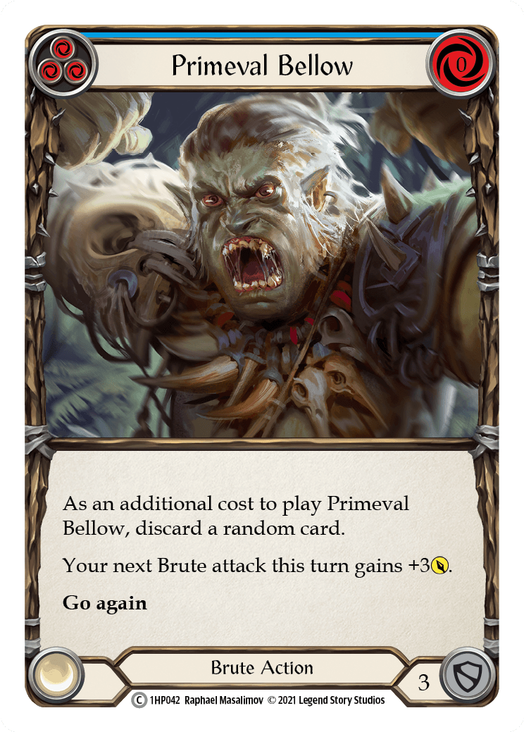 Primeval Bellow (Blue) [1HP042] (History Pack 1) - POKÉ JEUX