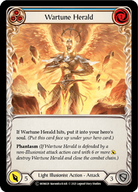 Wartune Herald (Blue) [U-MON028-RF] (Monarch Unlimited) Unlimited Rainbow Foil - POKÉ JEUX