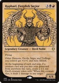 Raphael, Fiendish Savior (Showcase) [Commander Legends: Battle for Baldur's Gate]