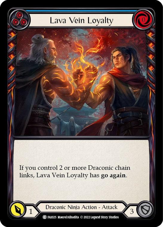 Lava Vein Loyalty (Blue) [FAI025] (Uprising Fai Blitz Deck) - POKÉ JEUX