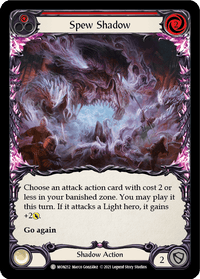 Spew Shadow (Red) [MON212] (Monarch) 1st Edition Normal - POKÉ JEUX