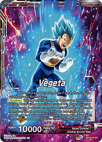 Vegeta // SSB Vegeta, Spirit Boost Elite (Starter Deck Exclusive) (SD15-01) [Cross Spirits] - POKÉ JEUX